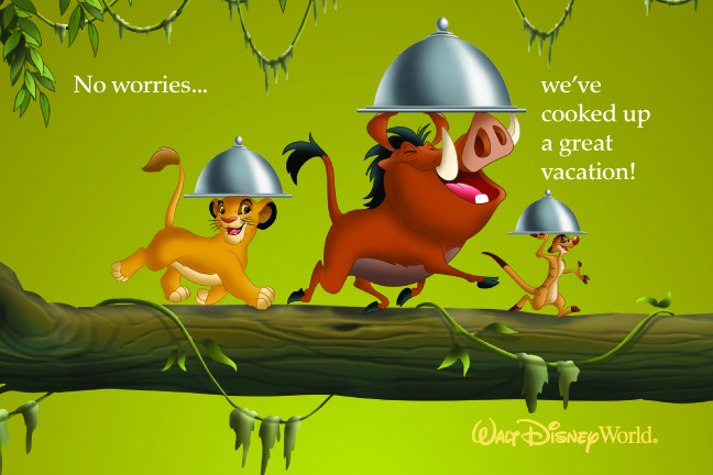 No worries... Weve cooked up a great vacation!